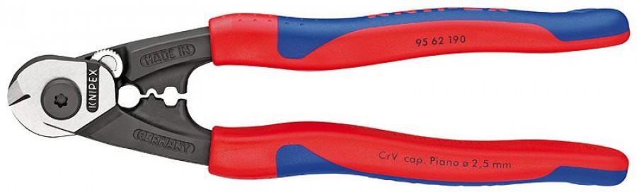 Troso žirklės 190mm D7mm, Knipex Troso žirklės 190mm D7mm, Knipex