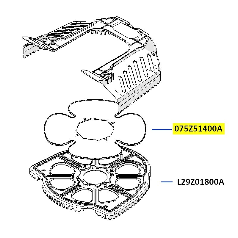 Dugno apsauga guminė (075Z51400A) Dugno apsauga guminė (075Z51400A)
