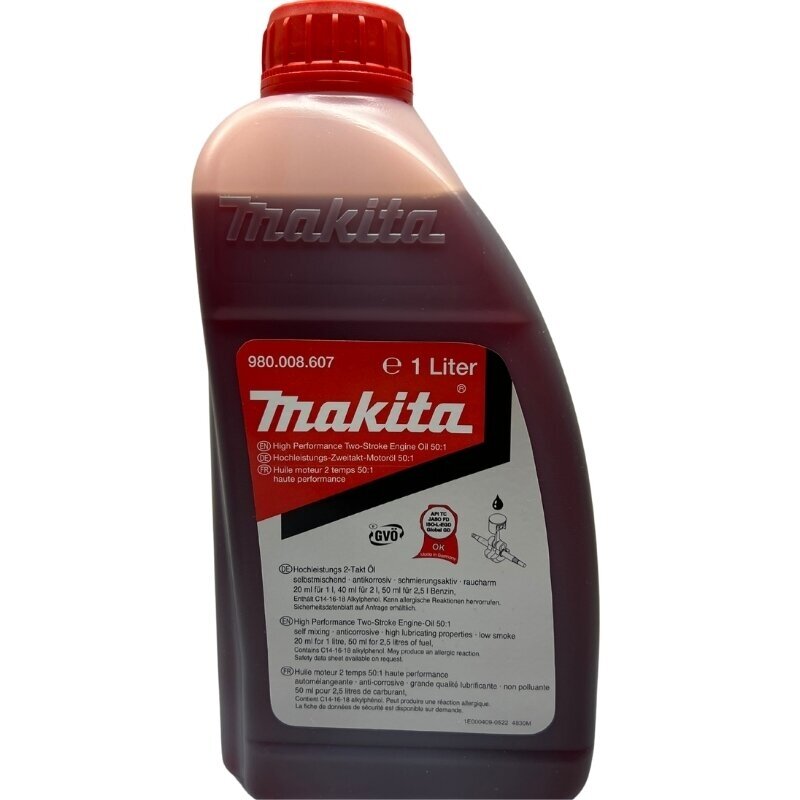 Dvitaktė alyva Makita 1 L. Dvitaktė alyva Makita 1 L.