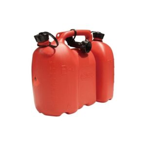 Kombinuotas bakelis kurui ir alyvai Oregon 6+3 l Raudonas