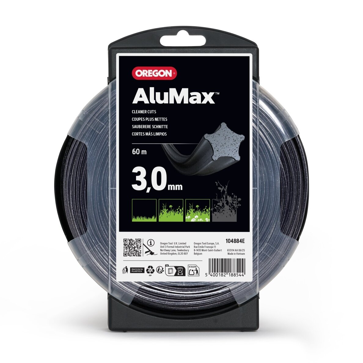 Oregon AluMax pjovimo valas 3,0mm/60m Oregon AluMax pjovimo valas 3,0mm/60m