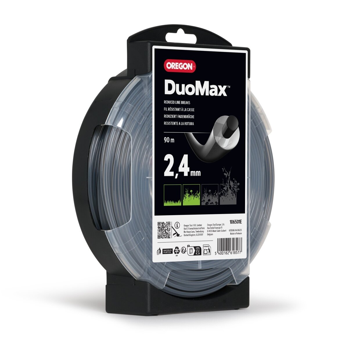 Oregon DuoMax pjovimo valas 2,4mm/90m Oregon DuoMax pjovimo valas 2,4mm/90m - Image 4