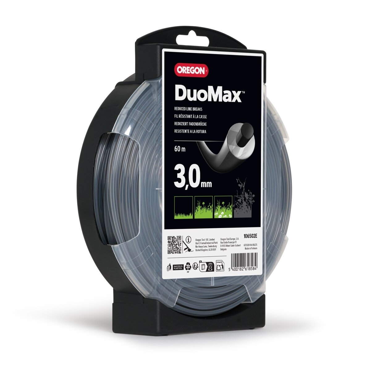 Oregon DuoMax pjovimo valas 3,0mm/60m Oregon DuoMax pjovimo valas 3,0mm/60m - Image 4