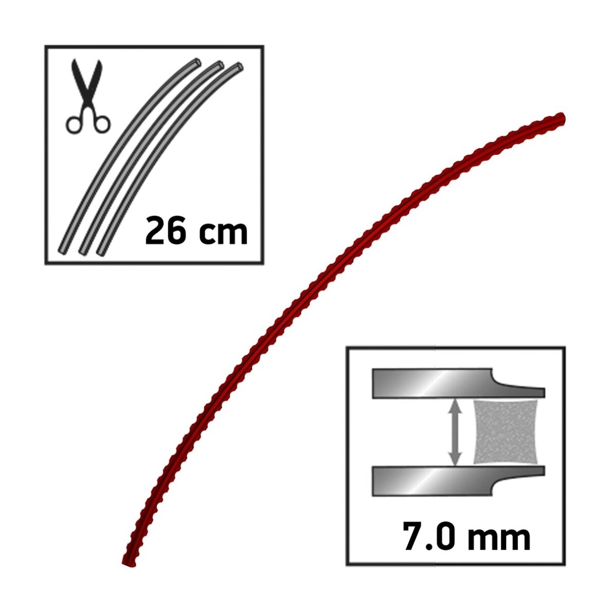 Valas Techni-Blade, 7mm, 40 vnt. Valas Techni-Blade, 7mm, 40 vnt.