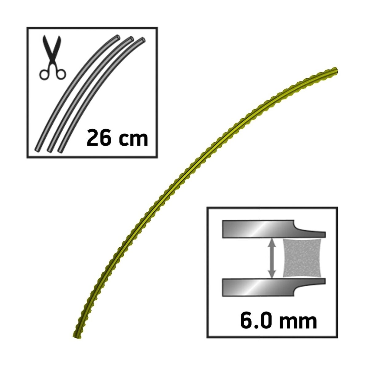 Valas Techni-Blade, 6mm, 50 vnt. Valas Techni-Blade, 6mm, 50 vnt.