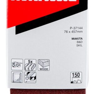 Šlifavimo juosta 76x457 K150 (5vnt.)