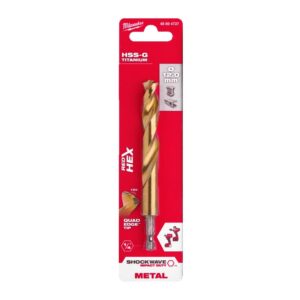 Grąžtas metalui Shockwave HSS 12x127 mm, 1 vnt