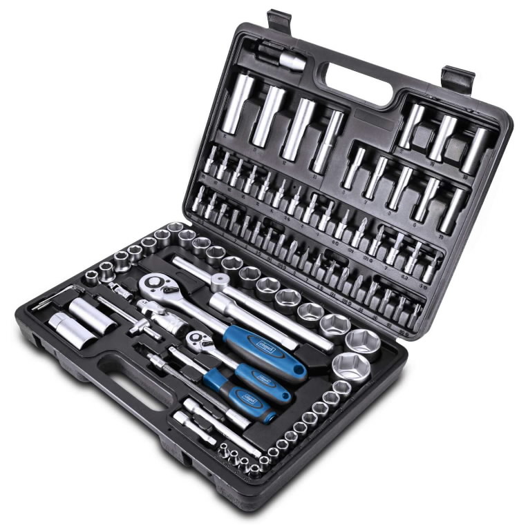 Rankinių įrankių rinkinys TB94 lagamine, 1/4″-1/2″, 94 vnt., Scheppach Rankinių įrankių rinkinys TB94 lagamine, 1/4"-1/2", 94 vnt., Scheppach - Image 6