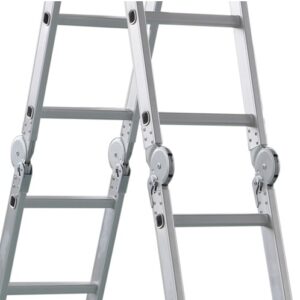 EMX Daugiafunkcinės kopėčios Silver PRO 4x3 dalių, Ecomax
