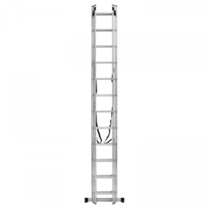 Kopėčios universalios EMX 3x12 pakopos 3,39/8,48m, Ecomax