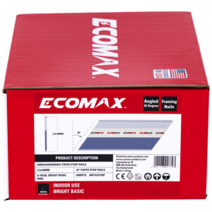 Vinys 34° vidaus darbams, rifliuotos 2000 pcs, 50x2,9mm, Ecomax