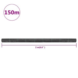 Agroplėvelė nuo piktžolių ir šaknų, juoda, 2x150m, PP