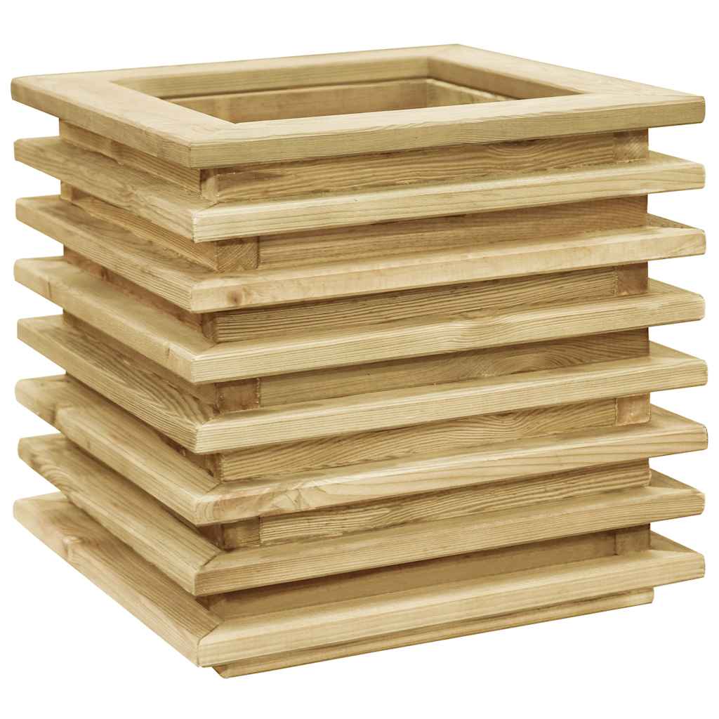 Vazonas, 50x50x40cm, impregnuota pušies mediena, aukštas Vazonas, 50x50x40cm, impregnuota pušies mediena, aukštas - Image 2