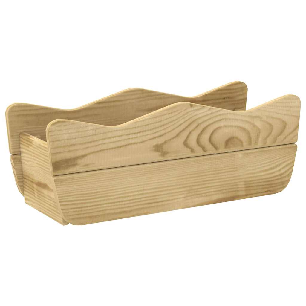 Sodo lovelis, 50x18x18cm, impregnuota pušies mediena Sodo lovelis, 50x18x18cm, impregnuota pušies mediena - Image 5