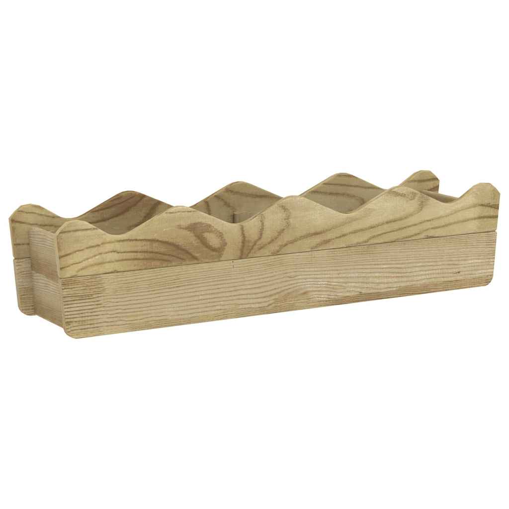 Sodo lovelis, 80x18x18cm, impregnuota pušies mediena Sodo lovelis, 80x18x18cm, impregnuota pušies mediena - Image 2