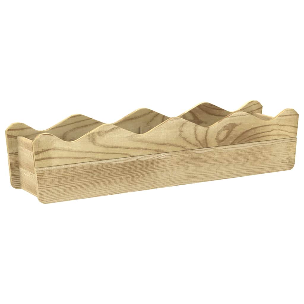 Sodo lovelis, 80x18x18cm, impregnuota pušies mediena Sodo lovelis, 80x18x18cm, impregnuota pušies mediena - Image 5