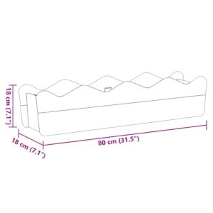 Sodo lovelis, 80x18x18cm, impregnuota pušies mediena