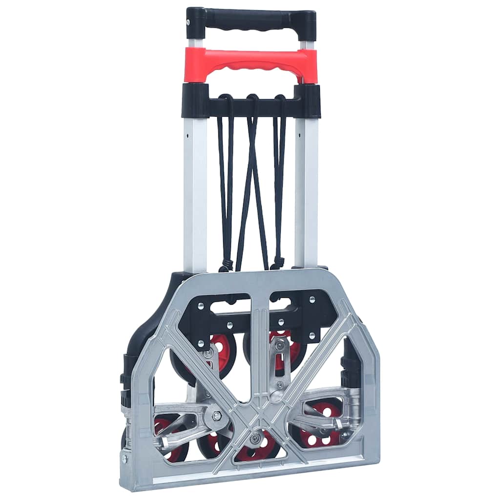 Sulankstomas vežimėlis laiptams, sidabrinis, aliuminis, 70kg Sulankstomas vežimėlis laiptams, sidabrinis, aliuminis, 70kg - Image 5