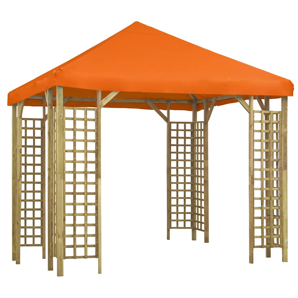 Pavėsinė, oranžinės spalvos, 3x3m Pavėsinė, oranžinės spalvos, 3x3m - Image 2