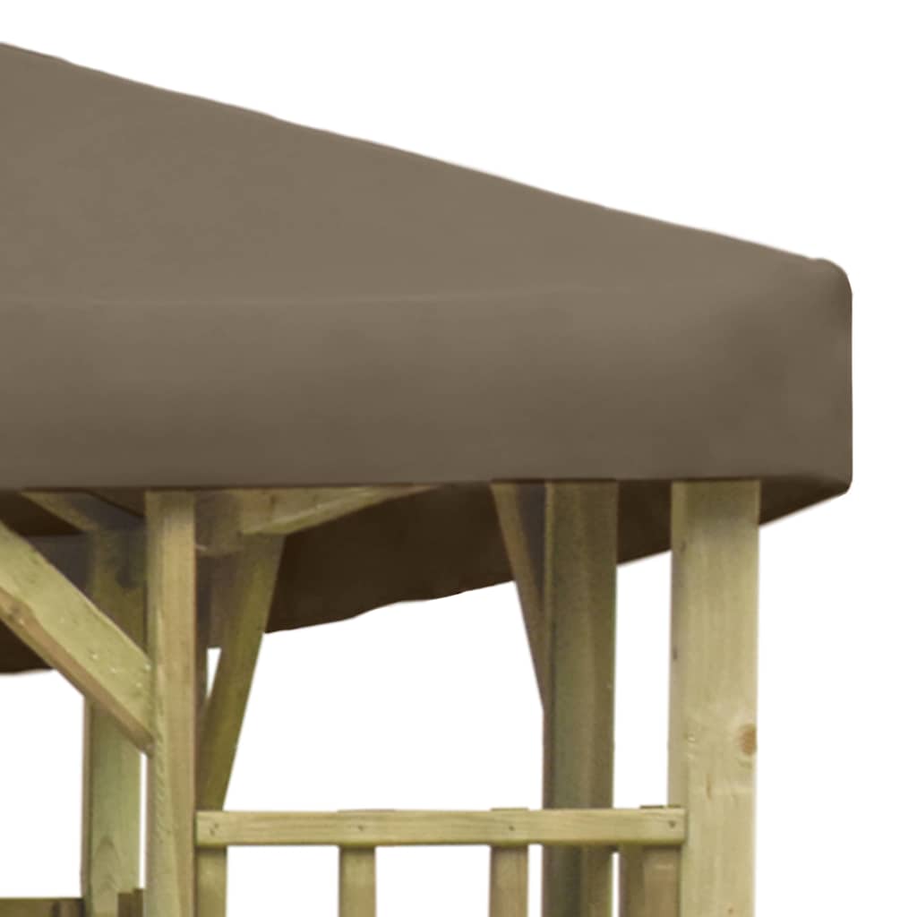 Pavėsinė, taupe spalvos, 4x3m (310033+46623) Pavėsinė, taupe spalvos, 4x3m (310033+46623) - Image 3
