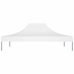 Proginės palapinės stogas, baltos spalvos, 4x3m, 270 g/m²