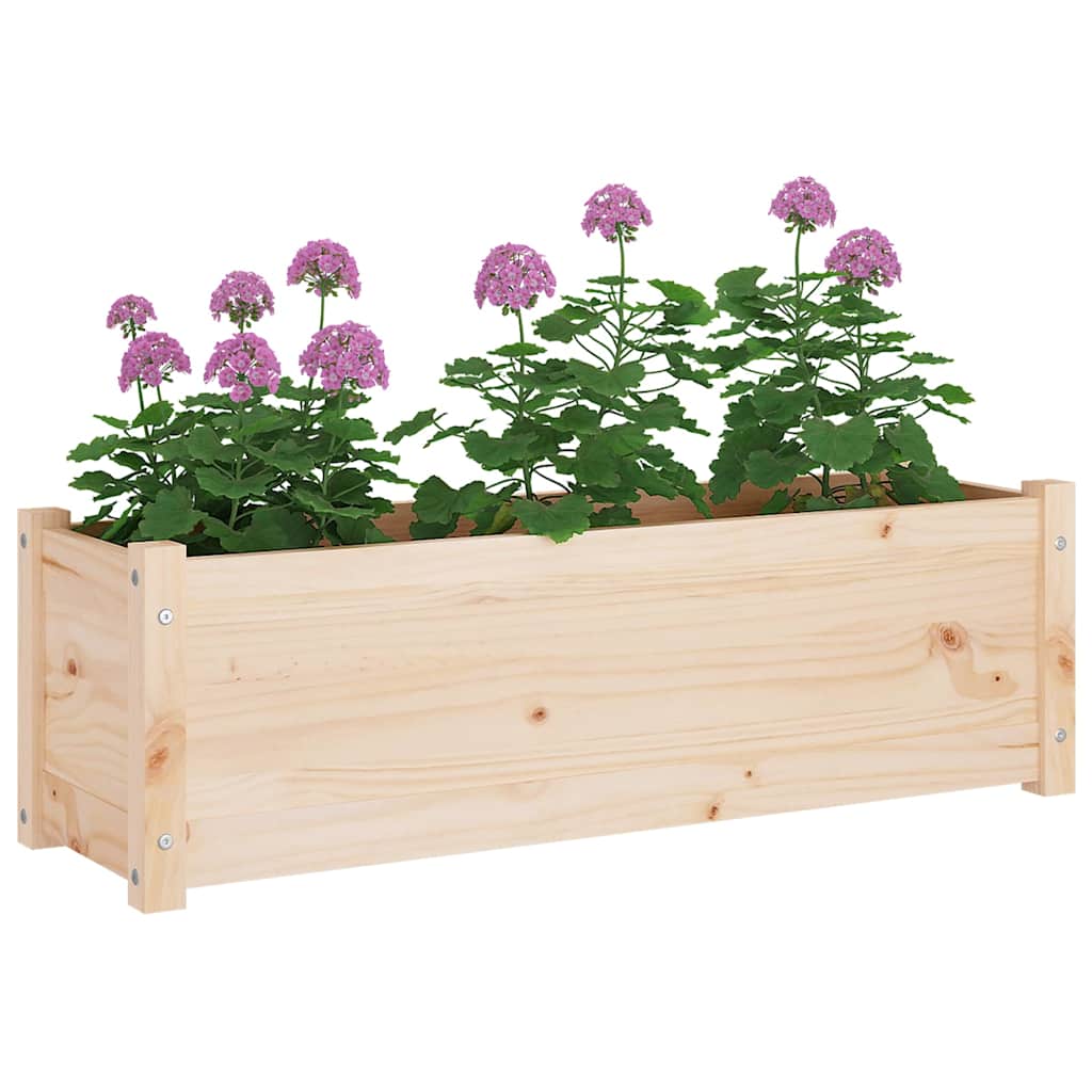 Sodo lovelis, 100x31x31cm, pušies medienos masyvas Sodo lovelis, 100x31x31cm, pušies medienos masyvas - Image 5