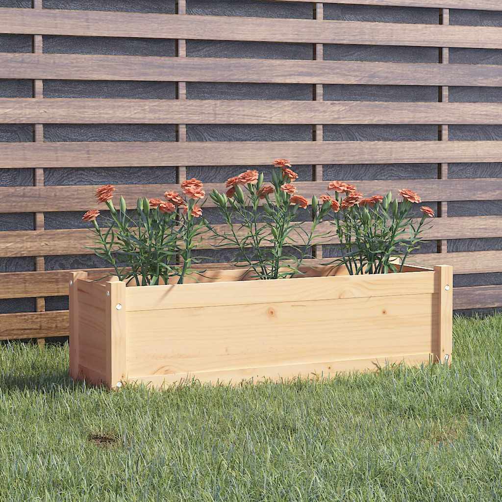 Sodo lovelis, 100x31x31cm, pušies medienos masyvas Sodo lovelis, 100x31x31cm, pušies medienos masyvas - Image 2