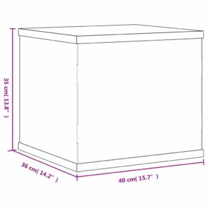 Vitrina, permatoma, 40x36x35 cm, akrilas