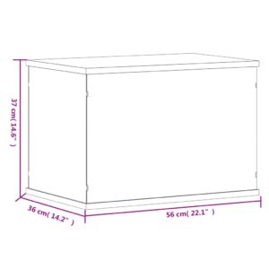 Vitrina, permatoma, 56x36x37 cm, akrilas