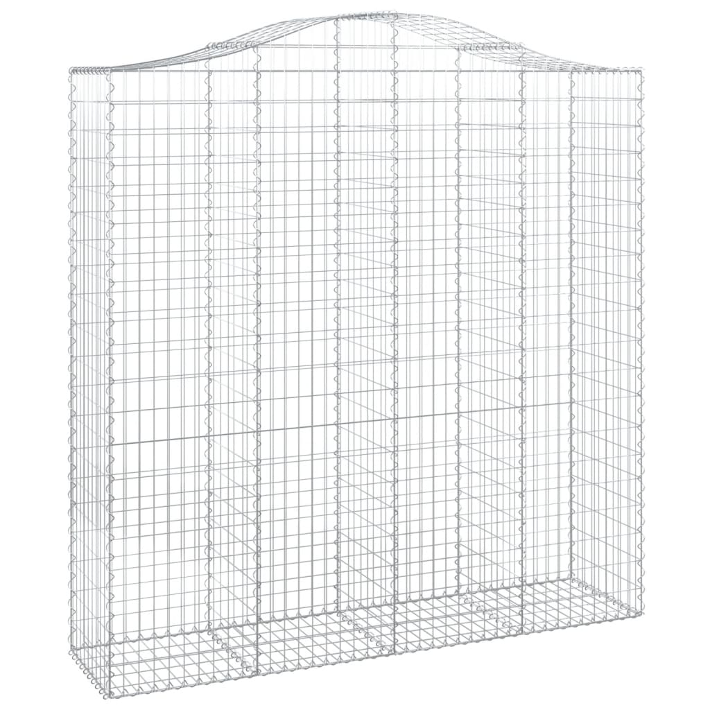 Išlenkti gabiono krepšiai, 11vnt., 200x50x200/220cm, geležis Išlenkti gabiono krepšiai, 11vnt., 200x50x200/220cm, geležis - Image 3