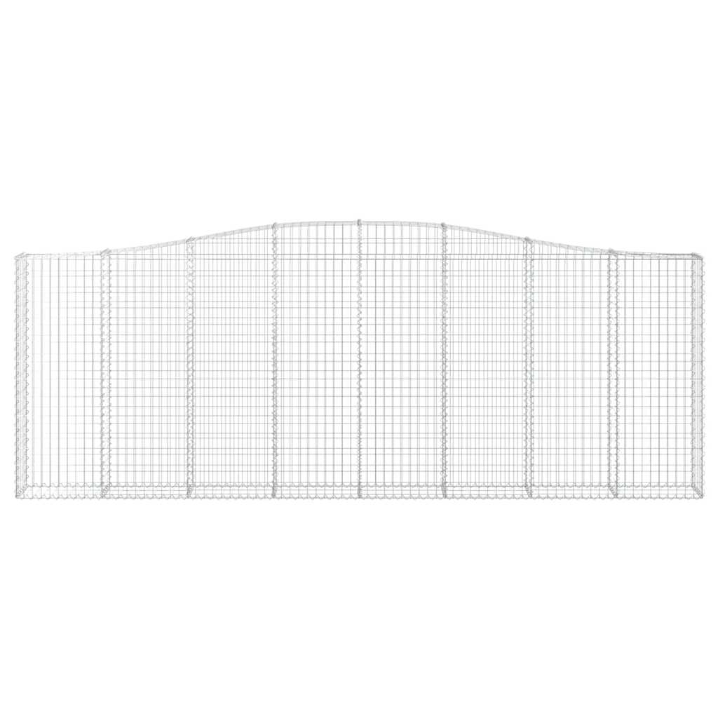 Išlenkti gabiono krepšiai, 20 vnt., 400x30x140/160cm, geležis Išlenkti gabiono krepšiai, 20 vnt., 400x30x140/160cm, geležis - Image 4