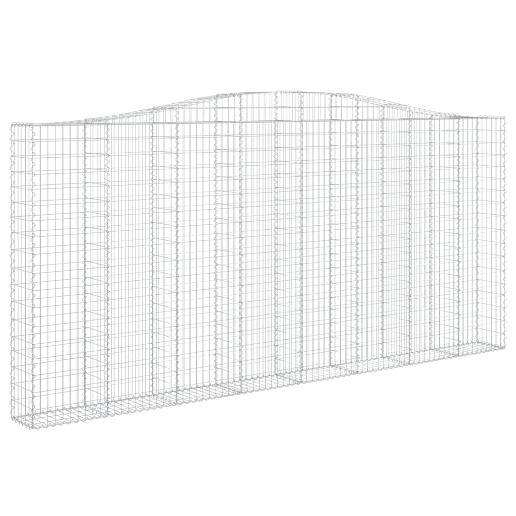 Išlenkti gabiono krepšiai, 25vnt., 400x30x180/200cm, geležis Išlenkti gabiono krepšiai, 25vnt., 400x30x180/200cm, geležis - Image 3