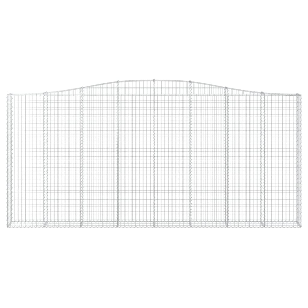 Išlenkti gabiono krepšiai, 25vnt., 400x30x180/200cm, geležis Išlenkti gabiono krepšiai, 25vnt., 400x30x180/200cm, geležis - Image 4