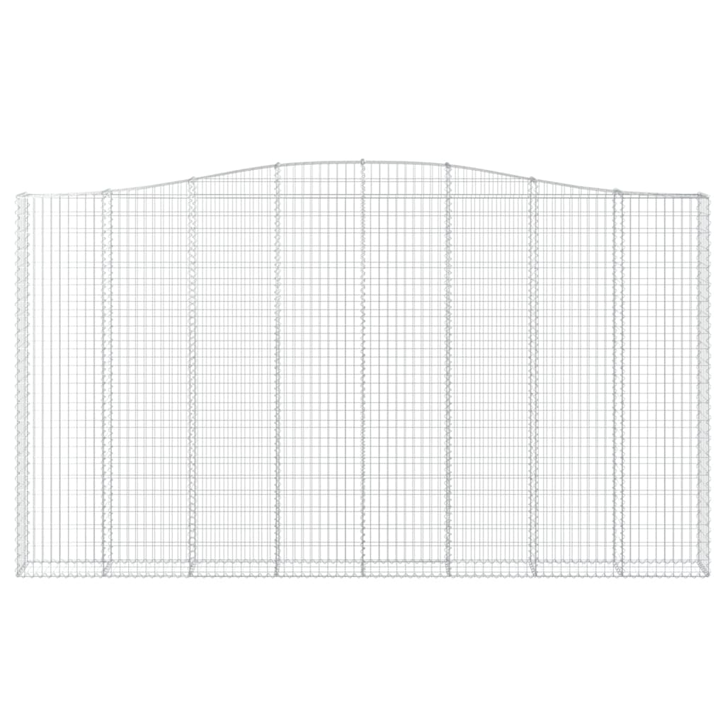 Išlenkti gabiono krepšiai, 5vnt., 400x30x220/240cm, geležis Išlenkti gabiono krepšiai, 5vnt., 400x30x220/240cm, geležis - Image 4