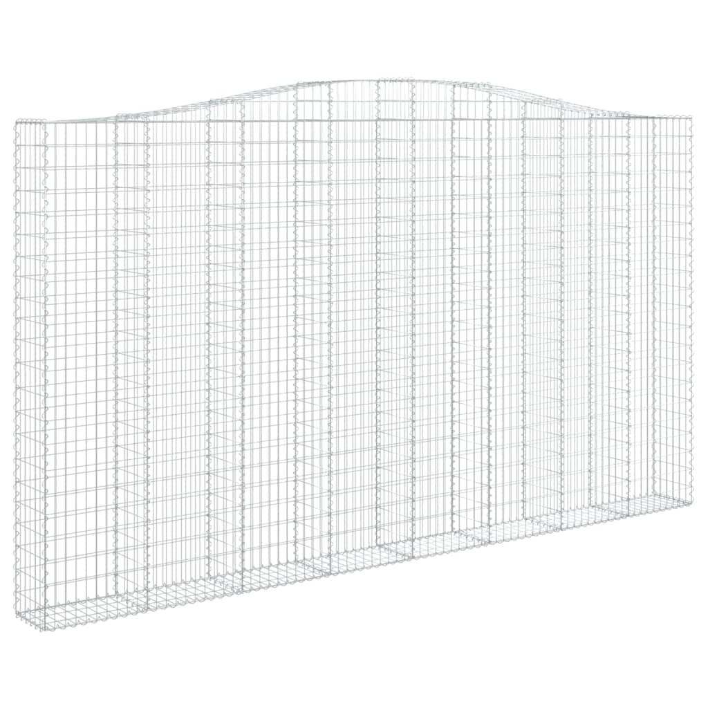Išlenkti gabiono krepšiai, 15vnt., 400x30x220/240cm, geležis Išlenkti gabiono krepšiai, 15vnt., 400x30x220/240cm, geležis - Image 3