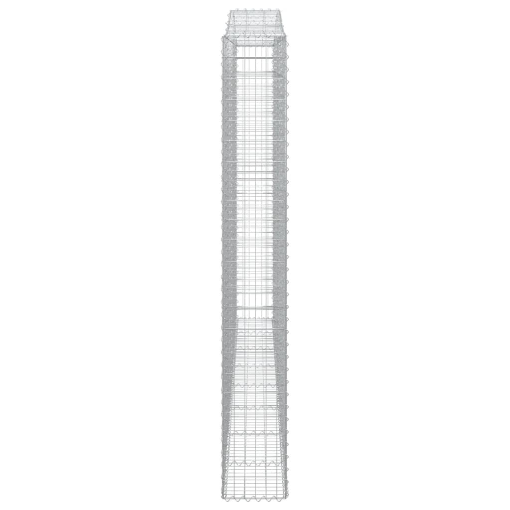 Išlenkti gabiono krepšiai, 15vnt., 400x30x220/240cm, geležis Išlenkti gabiono krepšiai, 15vnt., 400x30x220/240cm, geležis - Image 5
