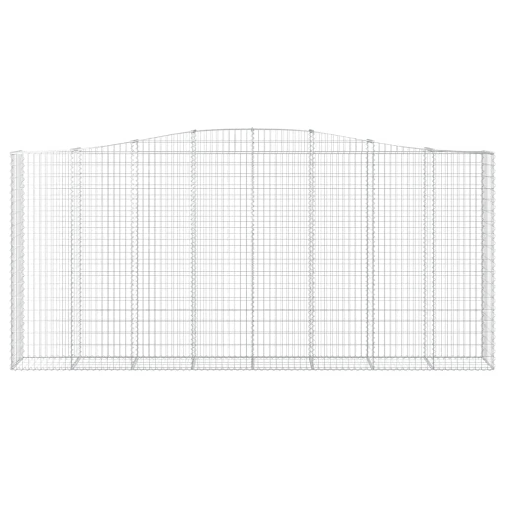 Išlenkti gabiono krepšiai, 4vnt., 400x50x180/200cm, geležis Išlenkti gabiono krepšiai, 4vnt., 400x50x180/200cm, geležis - Image 4