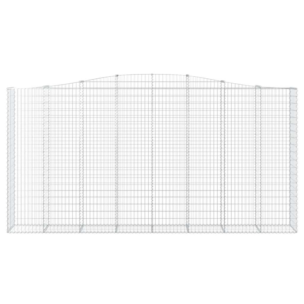 Išlenkti gabiono krepšiai, 6vnt., 400x50x200/220cm, geležis Išlenkti gabiono krepšiai, 6vnt., 400x50x200/220cm, geležis - Image 4