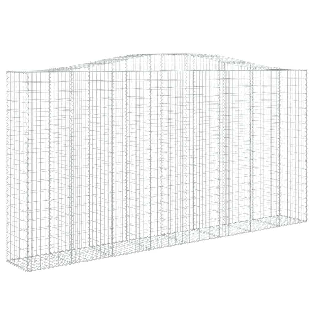Išlenkti gabiono krepšiai, 15vnt., 400x50x200/220cm, geležis Išlenkti gabiono krepšiai, 15vnt., 400x50x200/220cm, geležis - Image 3
