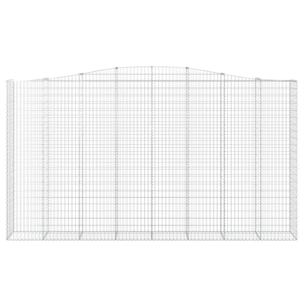 Išlenkti gabiono krepšiai, 15vnt., 400x50x220/240cm, geležis Išlenkti gabiono krepšiai, 15vnt., 400x50x220/240cm, geležis - Image 4