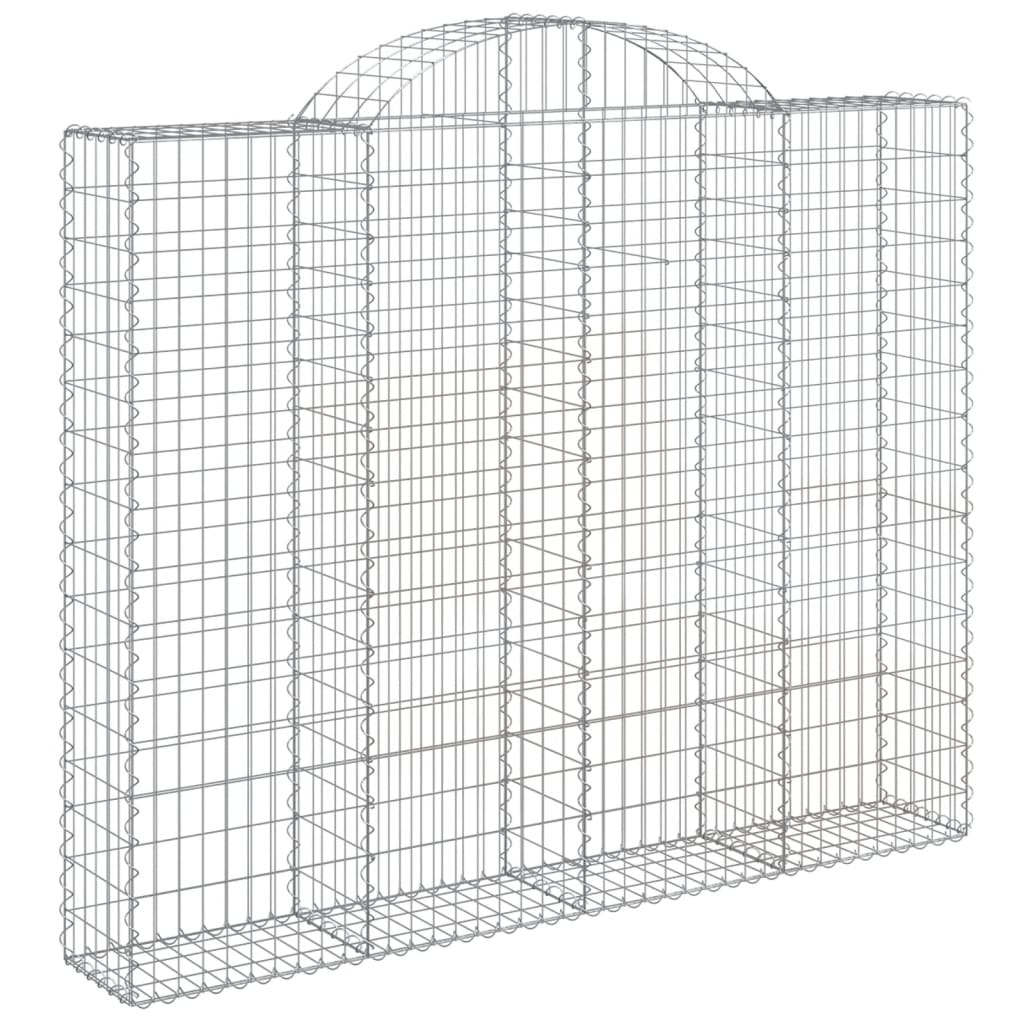 Išlenkti gabiono krepšiai, 10vnt., 200x30x160/180cm, geležis Išlenkti gabiono krepšiai, 10vnt., 200x30x160/180cm, geležis - Image 3
