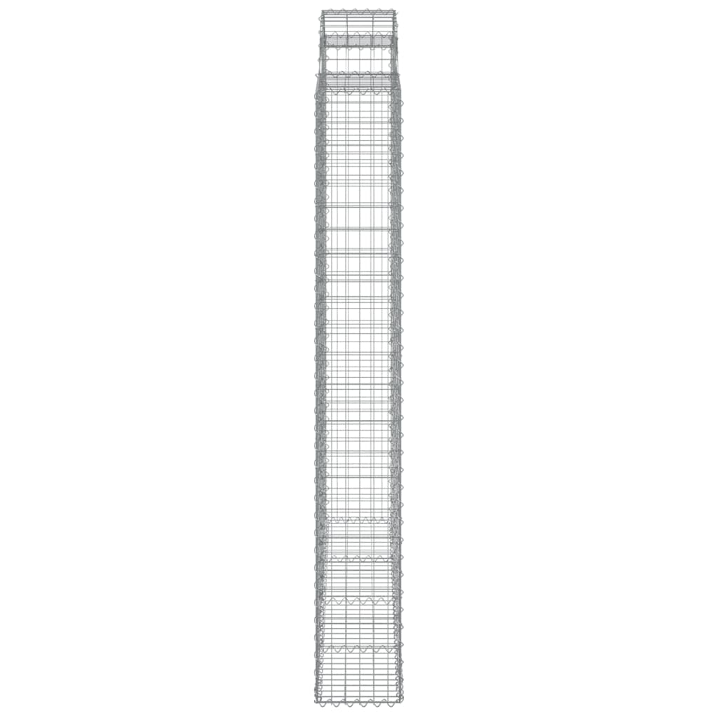 Išlenkti gabiono krepšiai, 11vnt., 200x30x220/240cm, geležis Išlenkti gabiono krepšiai, 11vnt., 200x30x220/240cm, geležis - Image 5