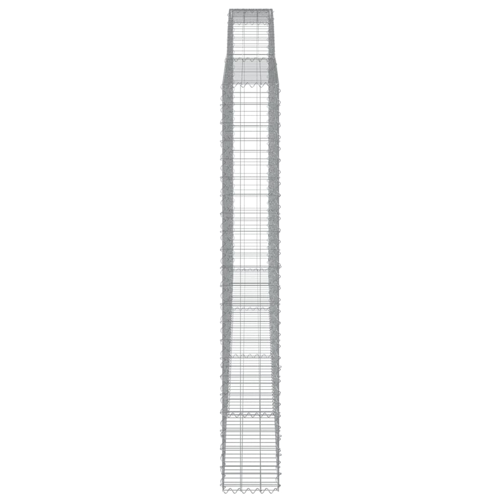 Išlenkti gabiono krepšiai, 25vnt., 400x30x220/240cm, geležis Išlenkti gabiono krepšiai, 25vnt., 400x30x220/240cm, geležis - Image 5