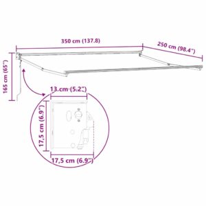 Electric Awning Frame 3,5 x 2,5 m Balta