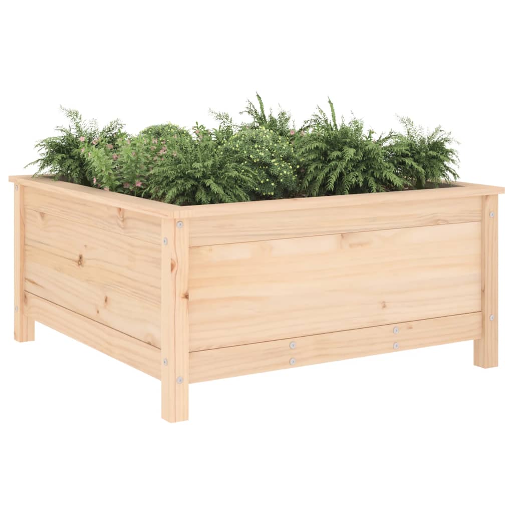 Sodo lovelis, 82,5×82,5x39cm, pušies medienos masyvas Sodo lovelis, 82,5x82,5x39cm, pušies medienos masyvas - Image 3