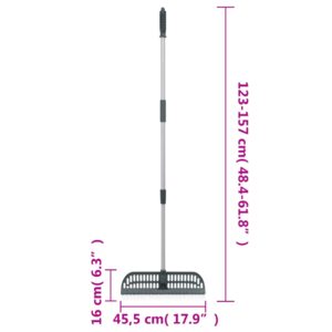 Lapų grėblys, 2-1, tamsiai žalios spalvos, 157cm, PP