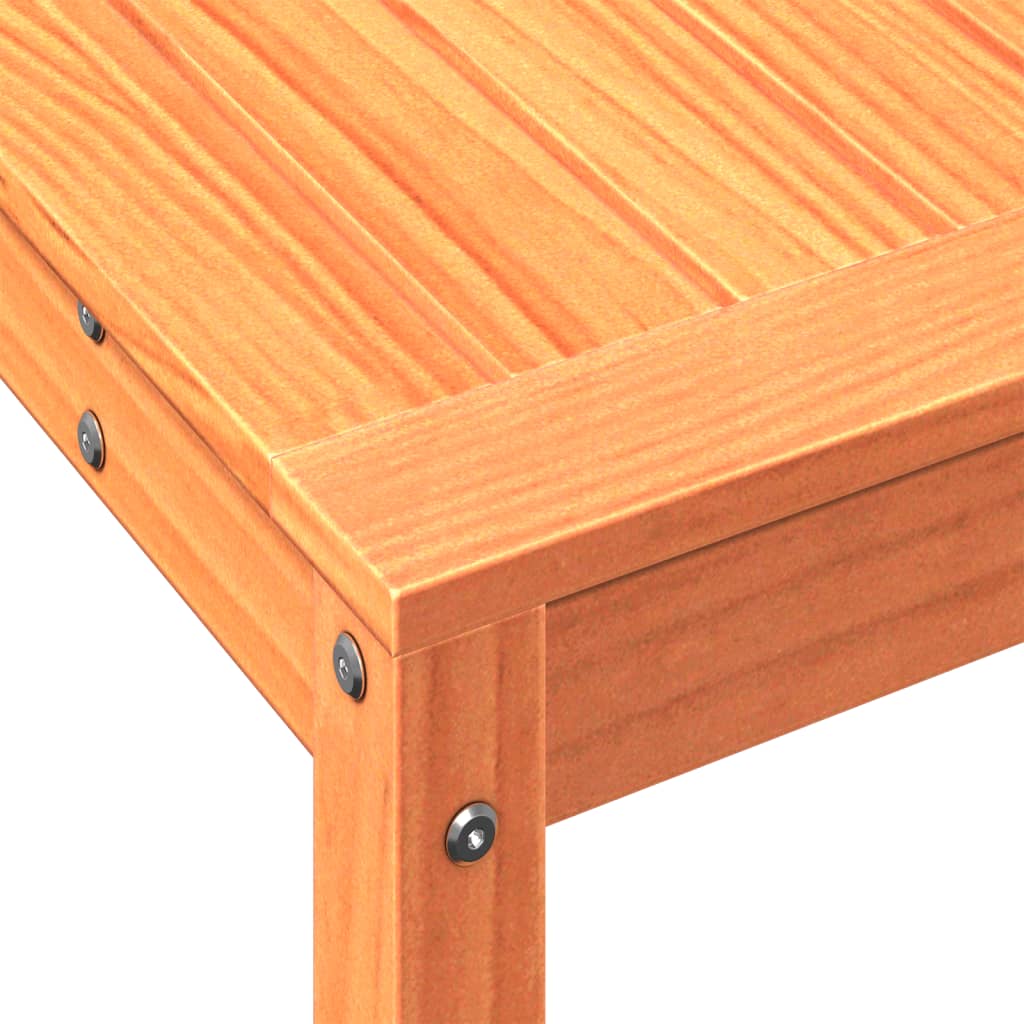 Sodinimo stalas su lentyna, vaško rudas, 108x35x75cm, pušis Sodinimo stalas su lentyna, vaško rudas, 108x35x75cm, pušis - Image 8