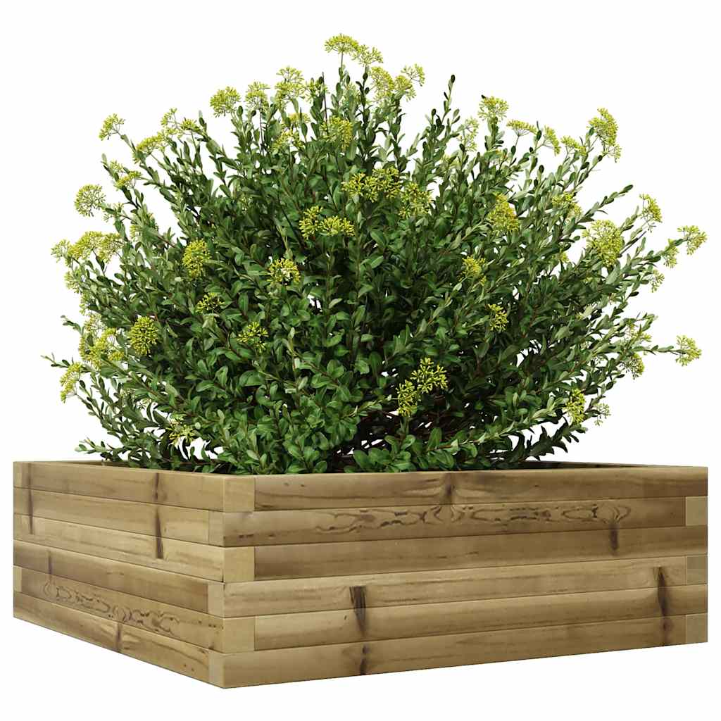 Sodo lovelis, 70x70x23cm, impregnuota pušies mediena Sodo lovelis, 70x70x23cm, impregnuota pušies mediena - Image 4