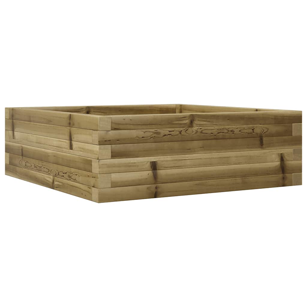 Sodo lovelis, 70x70x23cm, impregnuota pušies mediena Sodo lovelis, 70x70x23cm, impregnuota pušies mediena - Image 7