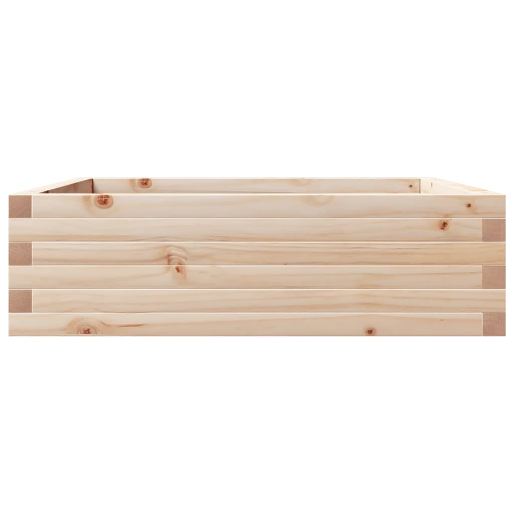 Sodo lovelis, 80x80x23cm, pušies medienos masyvas Sodo lovelis, 80x80x23cm, pušies medienos masyvas - Image 5